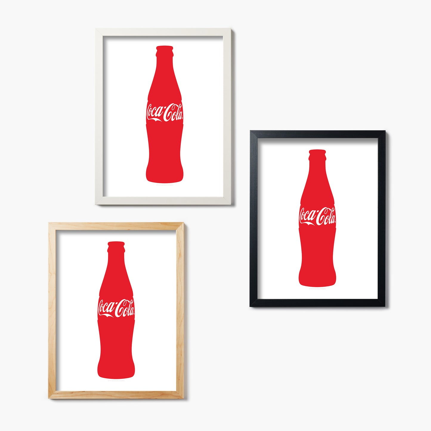 Coca-Cola Contour Bottle White