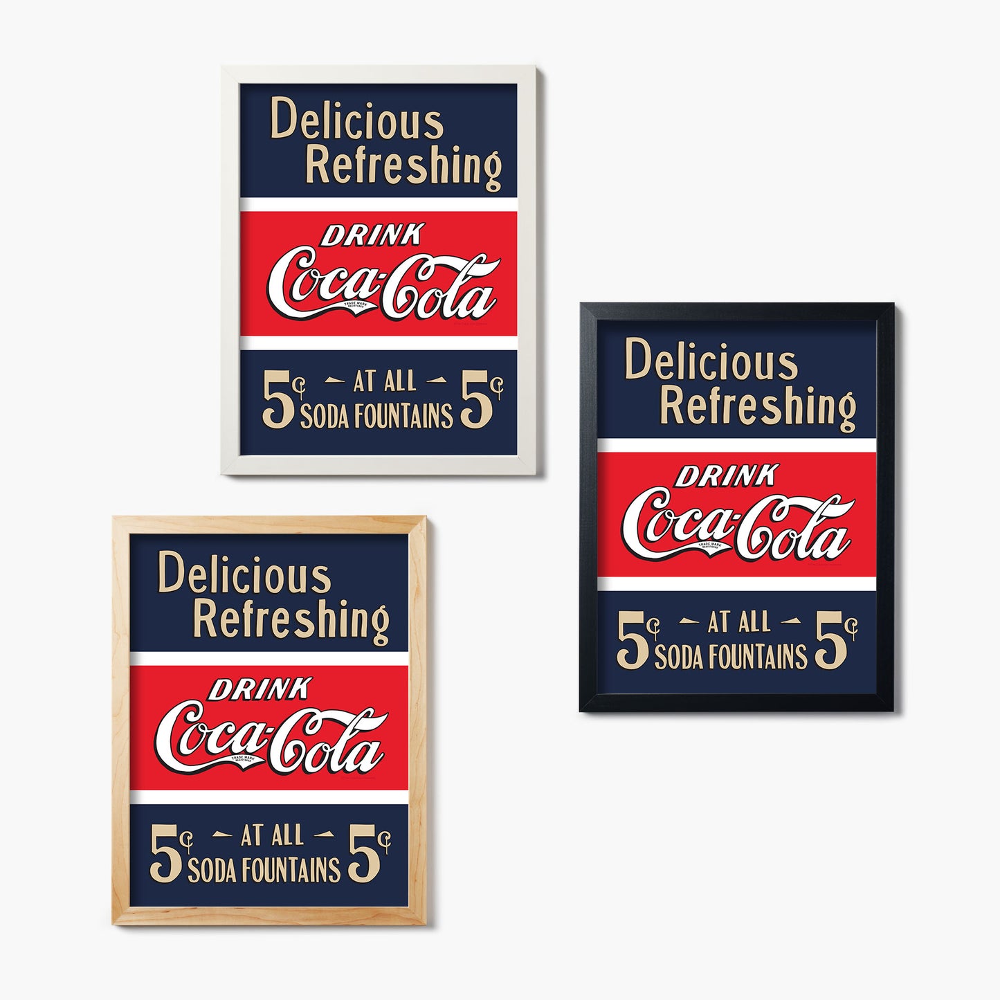 Coca-Cola Heritage 5 Cent Sign