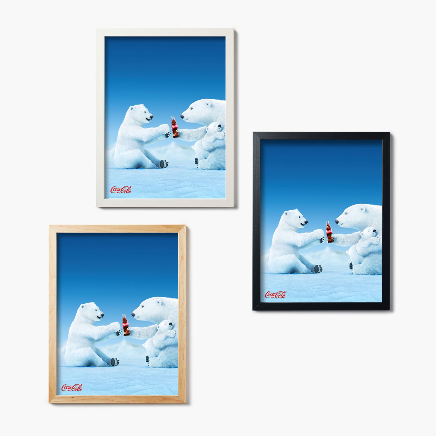 Coca-Cola Polar Bear Family