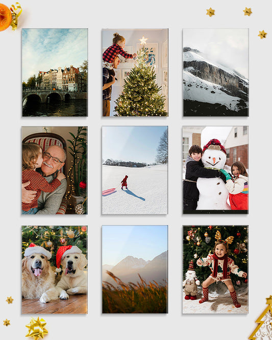 9 Small Glass Prints Bundle