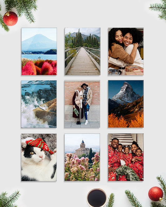 9 X-Small Glass Prints Bundle