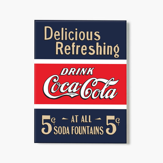 Coca-Cola Heritage 5 Cent Sign