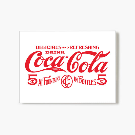 Coca-Cola Heritage Delicious And Refreshing Sign