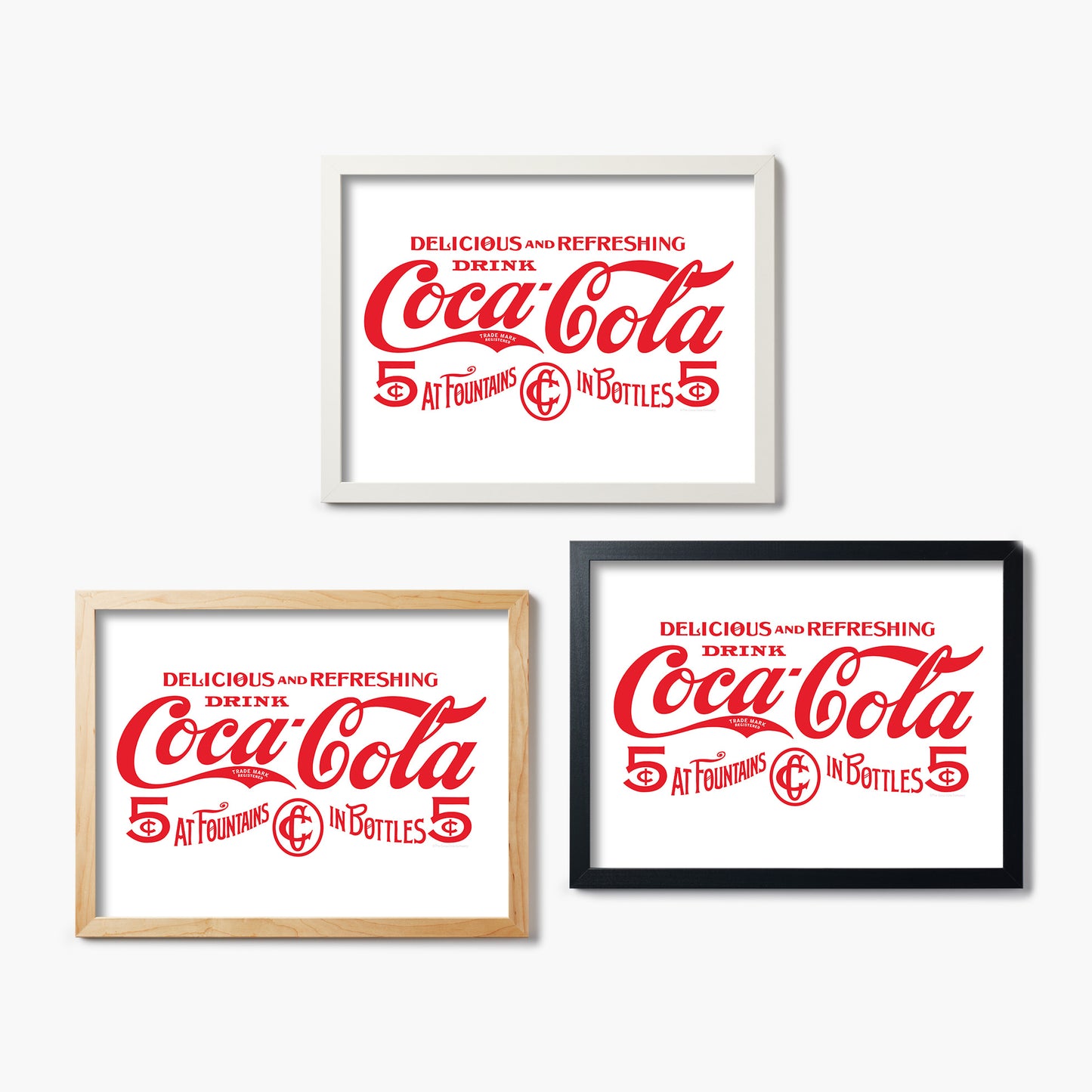 Coca-Cola Heritage Delicious And Refreshing Sign