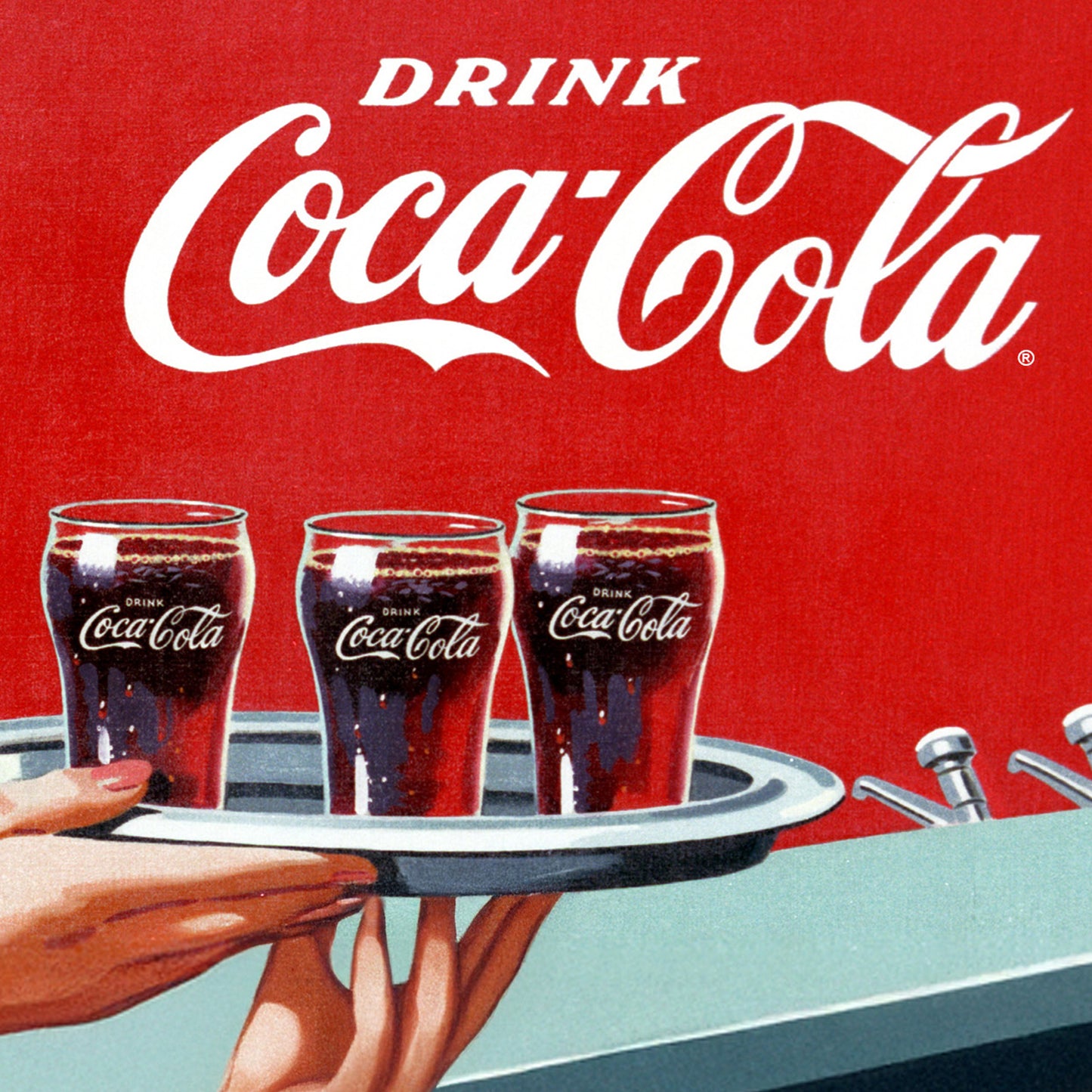 Coca-Cola Heritage Soda Shoppe Sign
