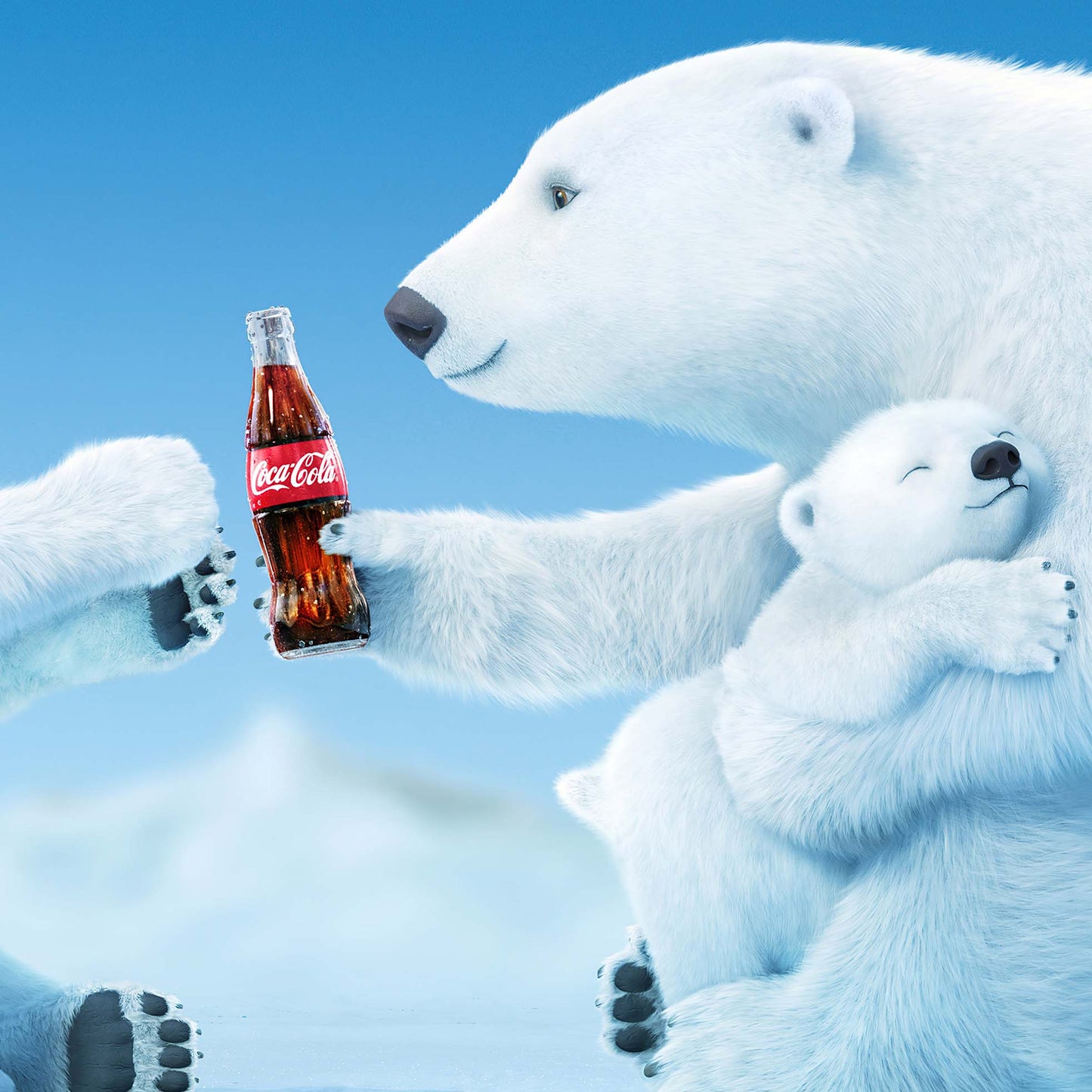 Coca-Cola Polar Bear Family