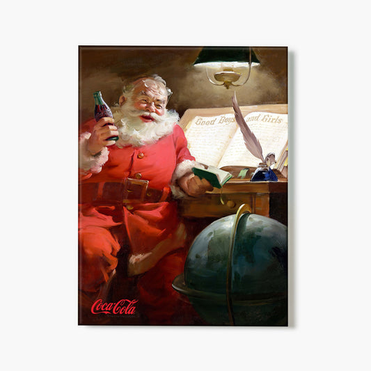 Coca-Cola Vintage Santa List