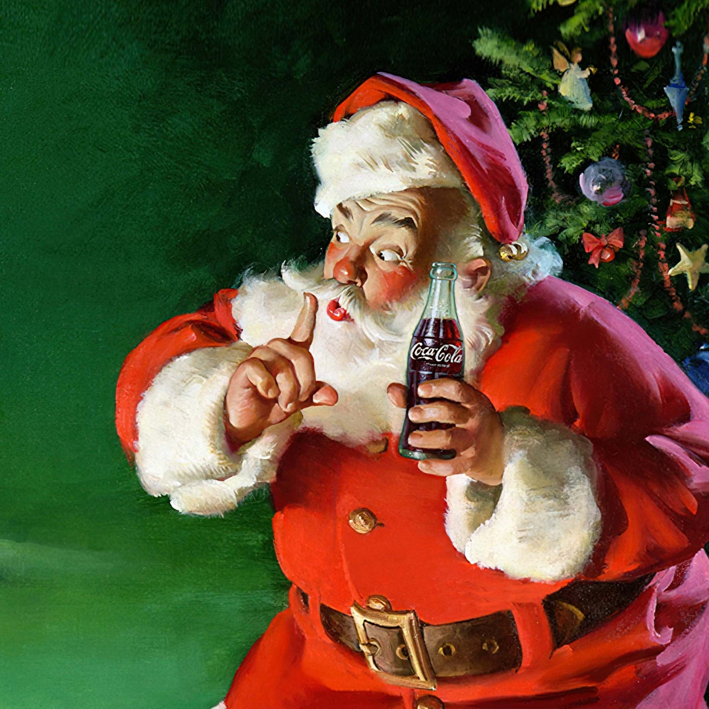 Coca-Cola Vintage Santa Suprise