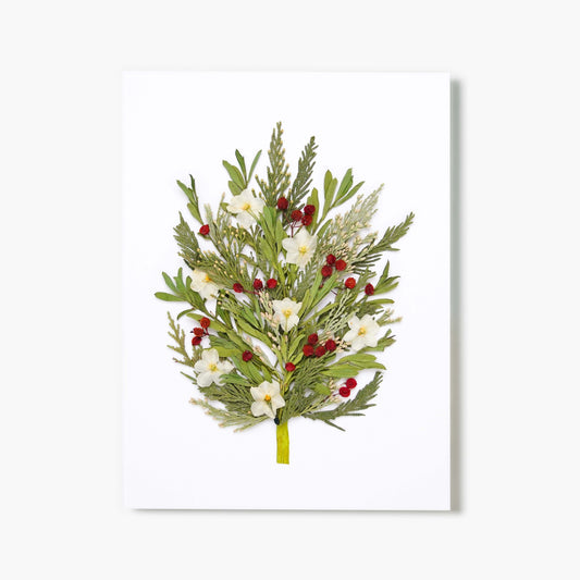 Holiday Bouquet Pressed Floral Print
