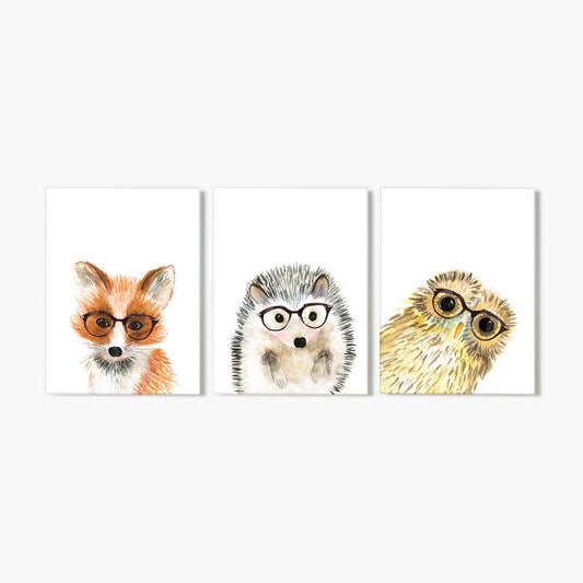 Animals In Glasses Set