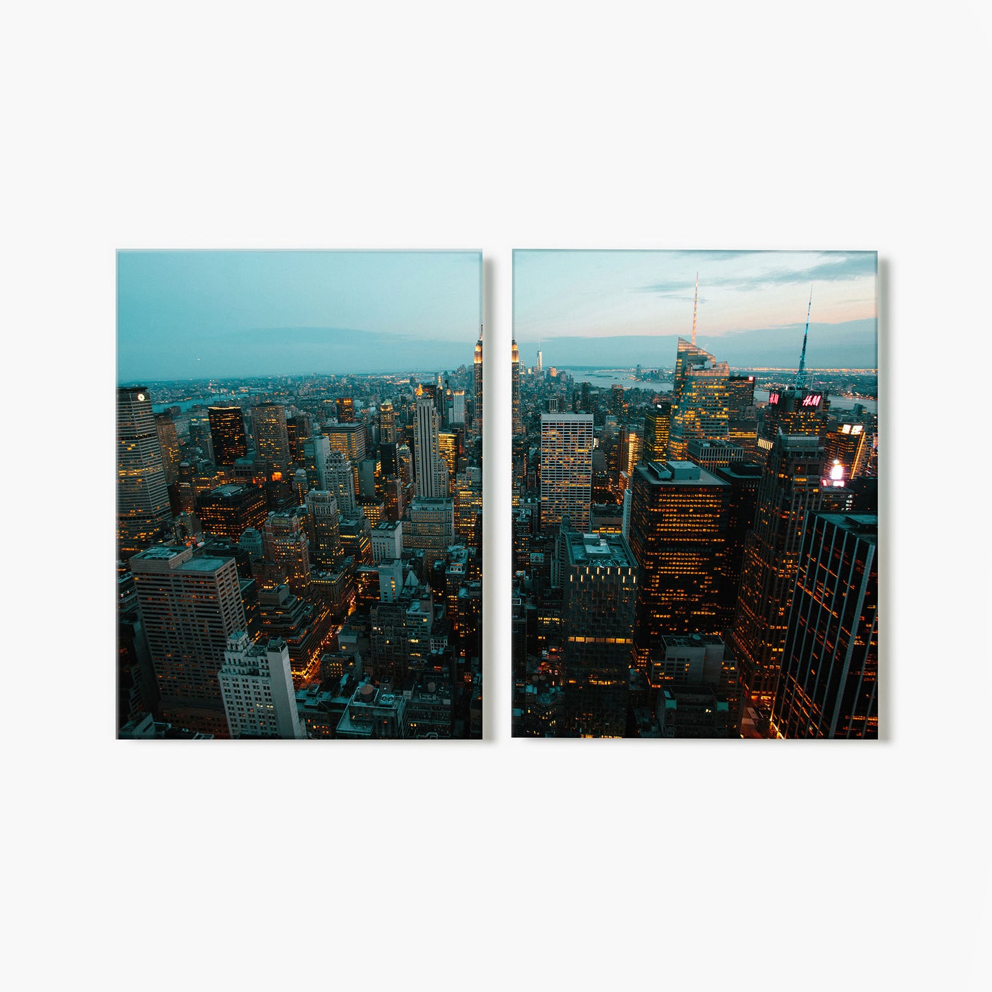 New York Nights Diptych