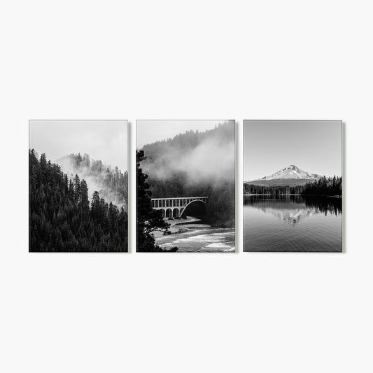 Pacific Northwest Black and White Set