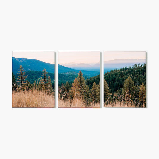 Whitefish Montana Triptych