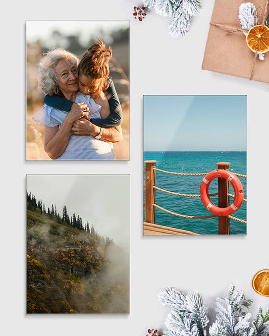 The Love Story: 3 Large Glass Prints Bundle