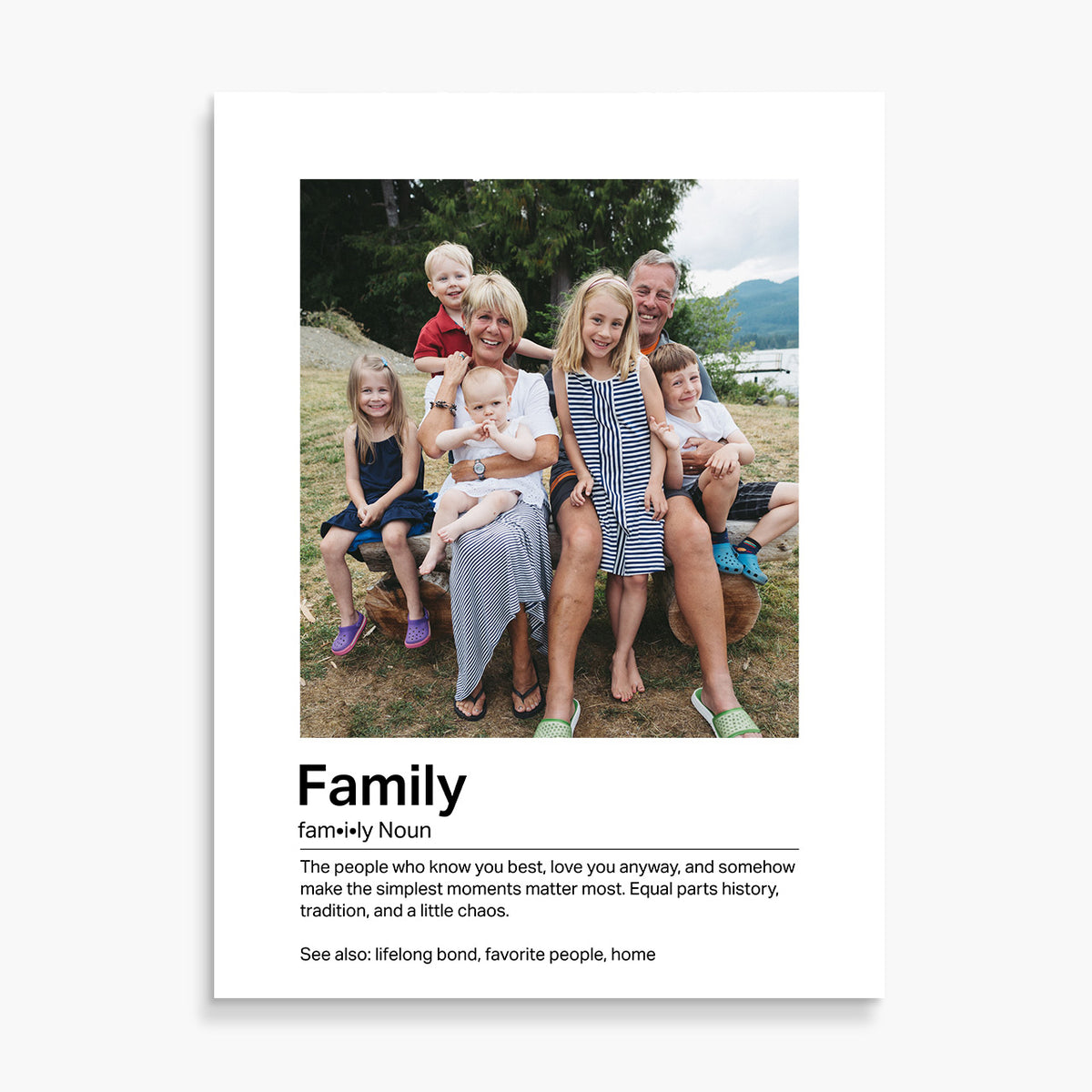 Custom Glass Prints | Family Definition