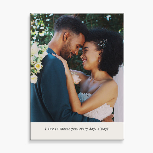 Custom Glass Prints | The Vow