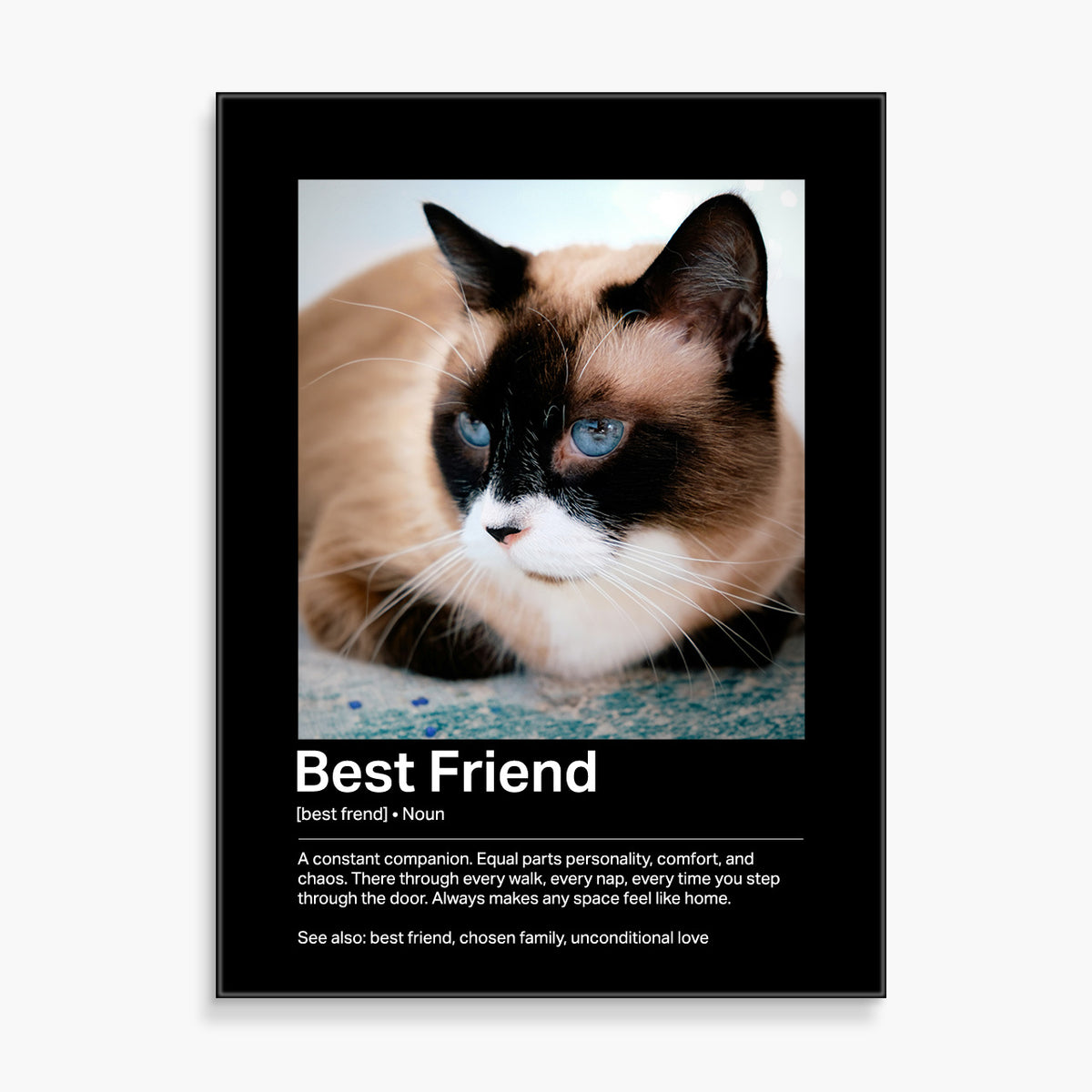 Custom Glass Prints | Best Friend Definition