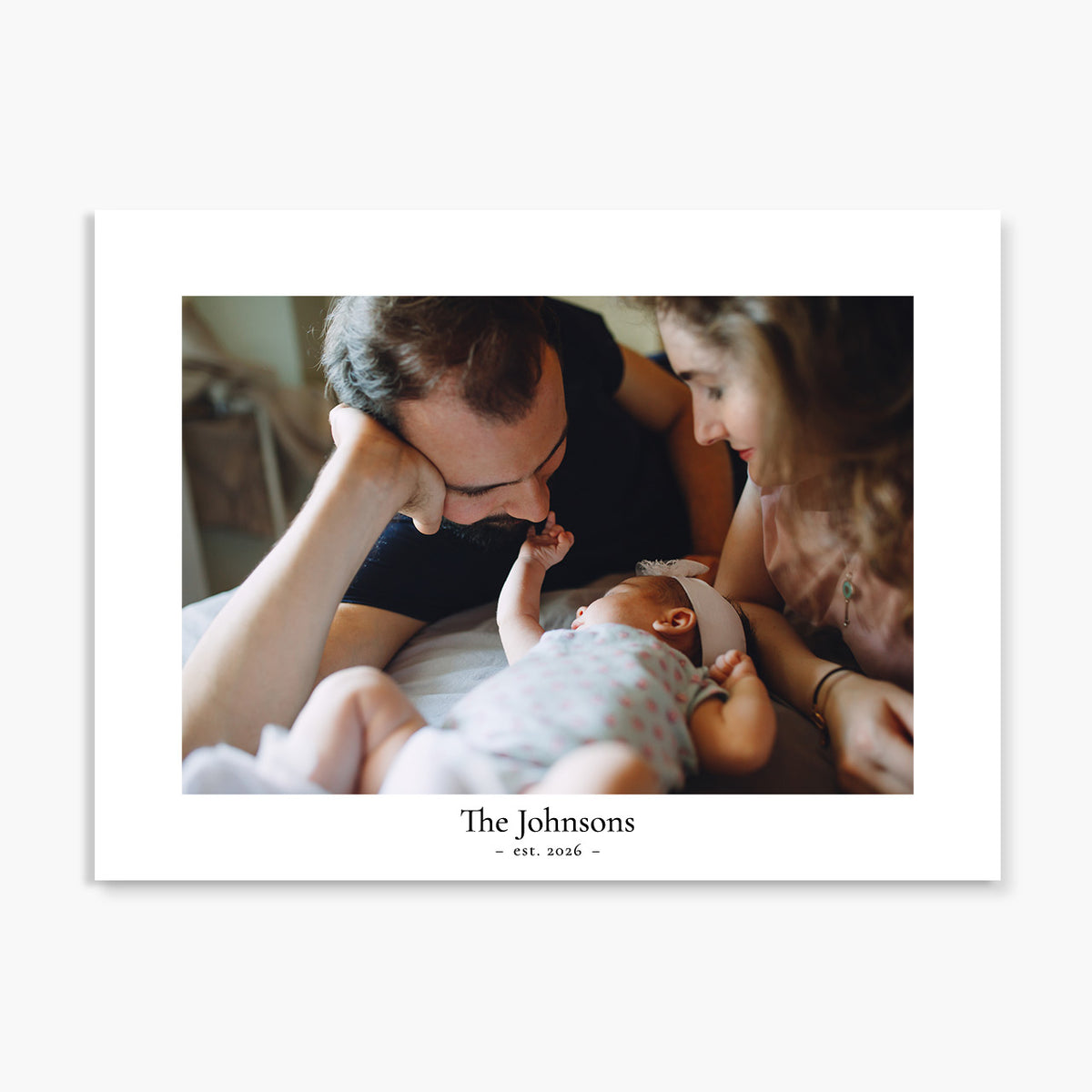 Custom Glass Prints | Family Name